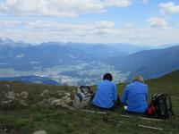 Gipfelrast auf dem Astjoch