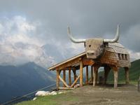 Rindvieh-Attrappe an der Friedrich-August Hütte