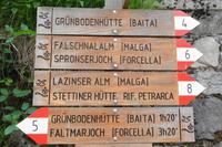 Auf dem Weg zur Lazinser Alm im Passeiertal 