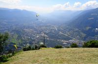 Blick von der Hochmuth auf Meran