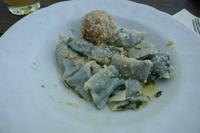 Schlutzkrapfen u. Speckknödel (aus Rezeptbuch von Wirtin Malli)