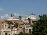 Forum Romanum  (Kran wegen des kürzlich eingestürzten Kirchendaches)