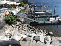 Boote liegen auch an in Ascona.
