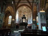 Der Hauptaltar im Dom von Lugano.