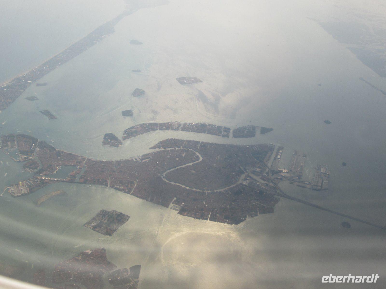Stadt Venedig aus der Vogelperspektive