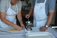 Wir produzieren Nudeln in Handarbeit