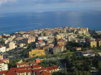 Ansicht Tropea mit Hotel Tropis am Bildrand