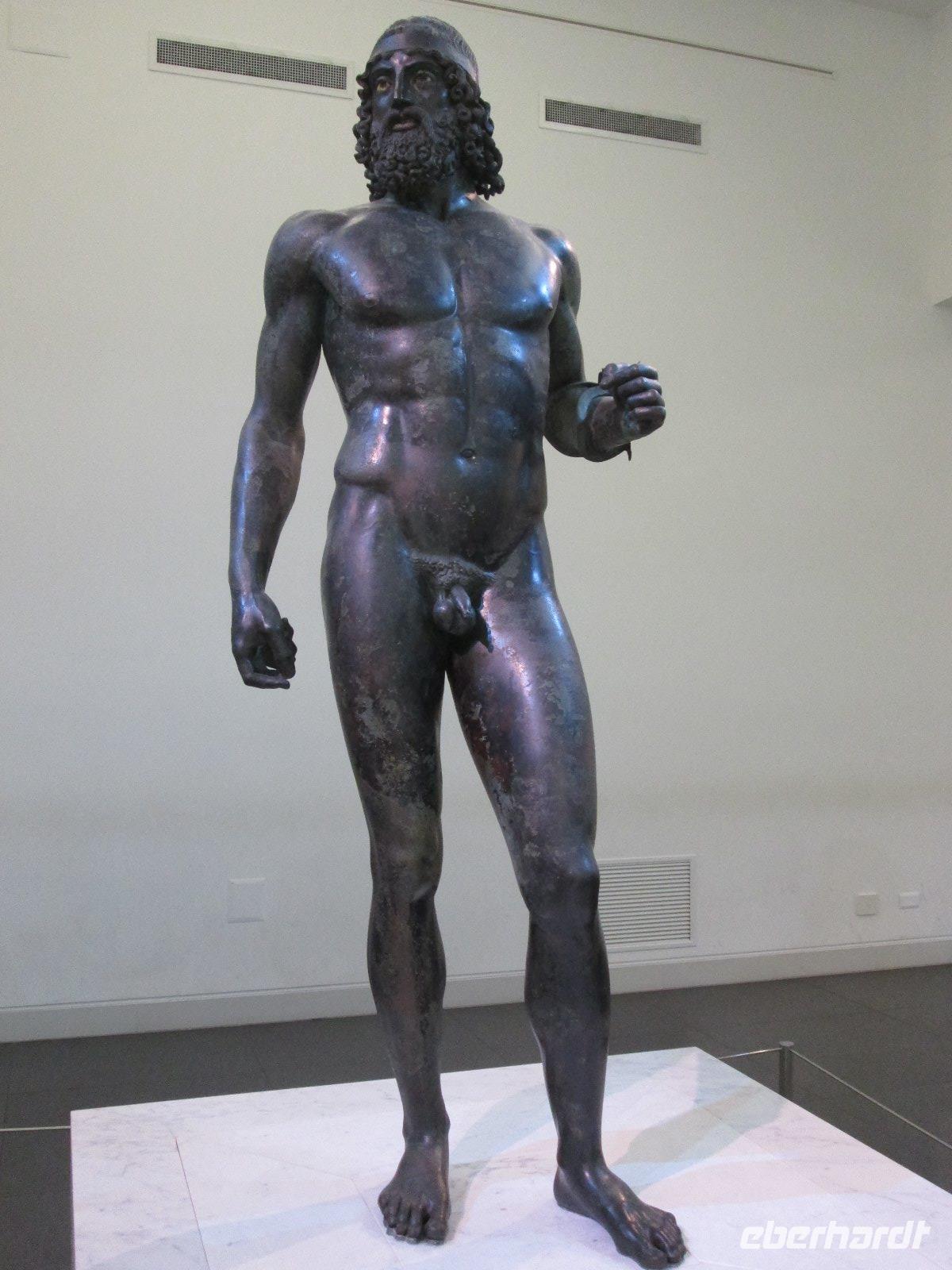 Bronzestatuen von Riace im Nationalmuseum von Reggio Calabria