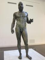 Bronzestatuen von Riace im Nationalmuseum von Reggio Calabria