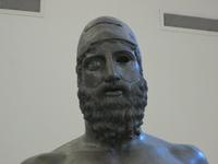 Bronzestatuen von Riace im Nationalmuseum von Reggio Calabria