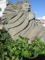 Skulptur Gott des Windes auf Vulcano