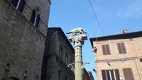 Siena (Piazza Tolomei - Skulptur 