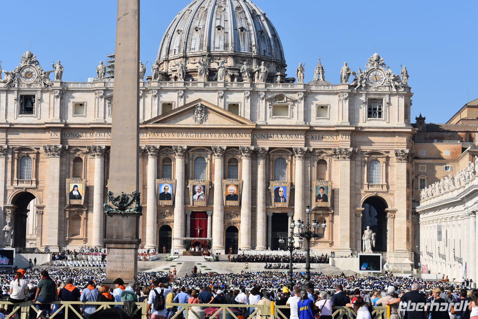 Heiligsprechung Petersplatz