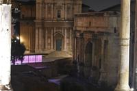 Forum Romanum bei Nacht