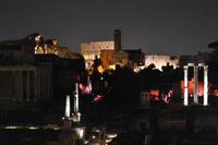 Forum Romanum bei Nacht