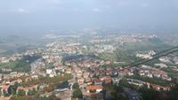 San Marino (Ausblick von der Bergstation der Seilbahn)