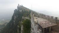 San Marino (Ausblick vom Ersten Festungsturm - Guaita)