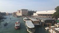 Venedig (Canal Grande mit Bahnhof Santa Lucia)