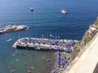 Blick auf das Freibad