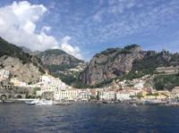 Amalfi vom Schiff aus