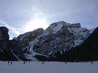 auf dem Pragser Wildsee