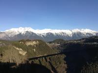 Blick auf das Karwendelgebirge