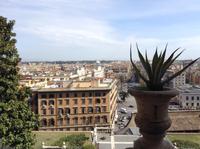 Blick auf Rom vom Vatikanischen Museum aus