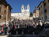 vor der Spanischen Treppe