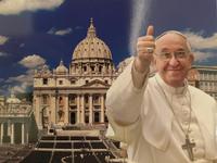 Begrüßung durch den Papst