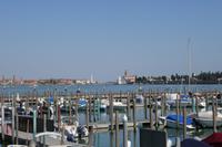 Blick auf die Friedhofsinsel und Insel Murano
