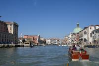 Fahrt mit Taxi auf Canale Grande