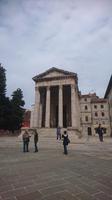 Augustustempel in Pula, Istrien, Kroatien