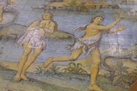 Sant Michele hier Auszug aus wunderschönen Fußboden aus Fliesen