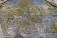 Sant Michele hier Auszug aus wunderschönen Fußboden aus Fliesen