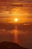 Sonnenuntergang auf Capri (hier Blick von Anacapri)