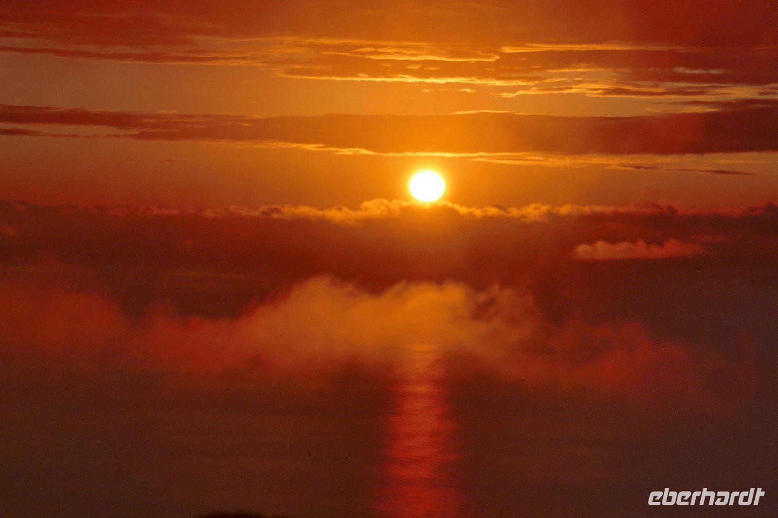 Sonnenuntergang auf Capri (hier Blick von Anacapri)