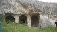 In der Umgebung von Matera liegen verstreut viele alte Höhlenkirchen mit Resten von Malereien