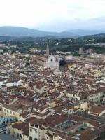 Blick von der Domkuppel auf Santa Croce