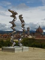 Boboli Gärten:Blick auf Domkuppel und Giotto's Glockenturm