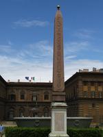 Boboli Gärten:Palazzo Pitti und altägyptischer Obelisk