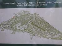 Plan des Boboli Gartens