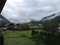 Blick aus dem Fenster im Hotel in Sterzing