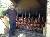 sSpanferkel am Spieß