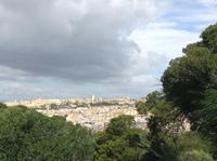 Blick zur Altstadt von Cagliari