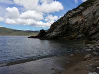 Rast in einer schönen Bucht