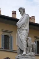 Statue von Dante vor Santa Croce