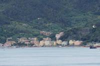 Monterosso Blick von Vernazza aus