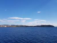 Piombino von der Fähre aus