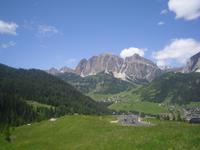Blick auf Corvara