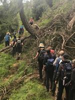 Sturmschäden hielten uns nicht auf